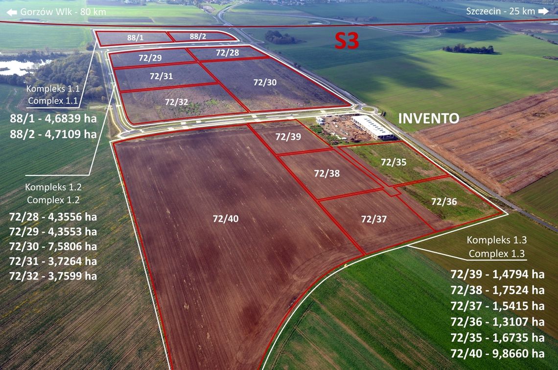 Które działki i za ile sprzedano w strefie