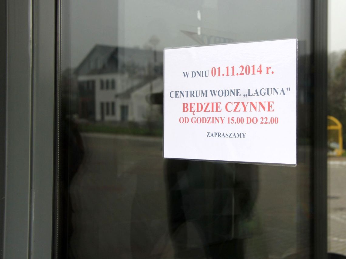 Laguna czynna po południu Laguna czynna po południu