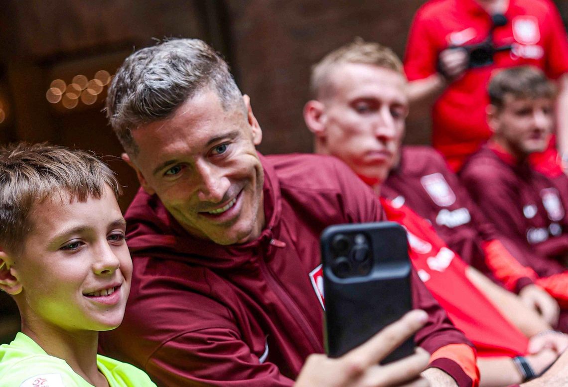 Lewandowski, Bednarek, Buksa, Zalewski i Grosicki odpowiadają na pytania uczestników turnieju