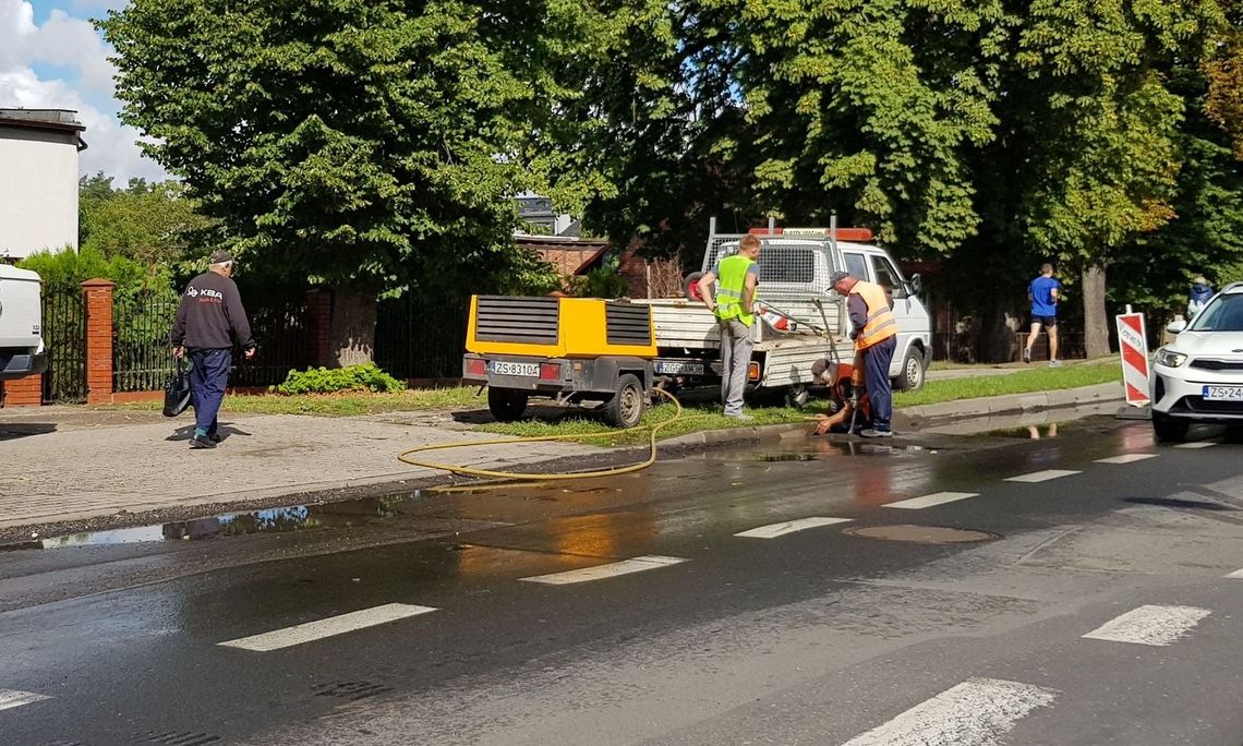Łużycka znowu rozkopana Łużycka znowu rozkopana