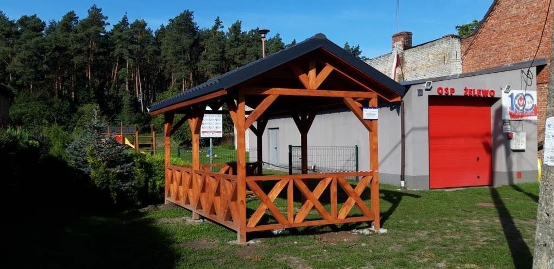 Mają nową wiatę rekreacyjną. Powstała dzięki dotacji