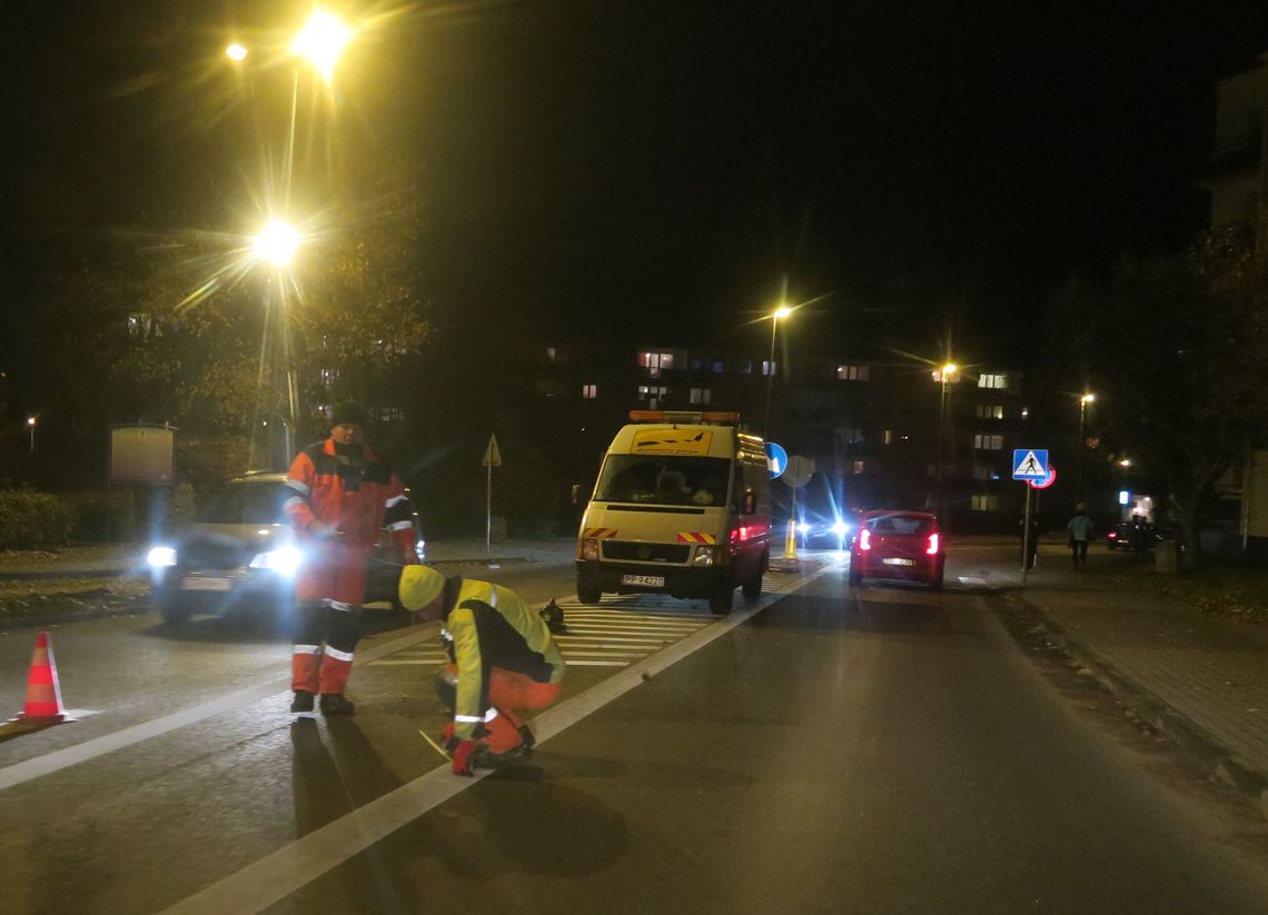 Malują nawet w nocy