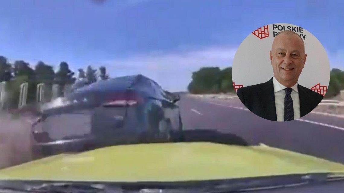 Marszałek województwa doprowadził do dziwnego wypadku. Bareja by tego nie wymyślił [WIDEO]