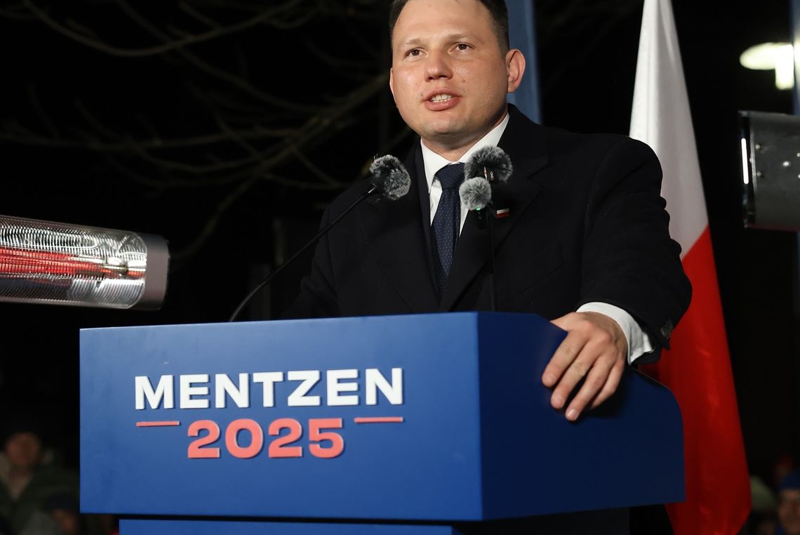 Mentzen w Gryfinie o wizji swojej prezydentury