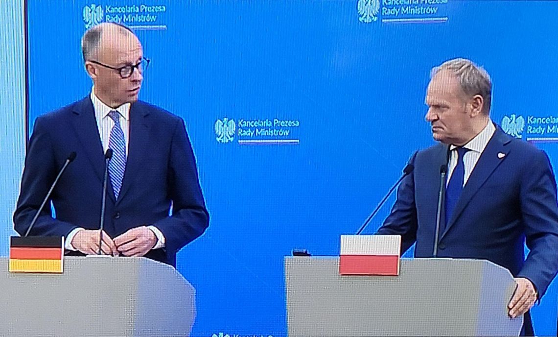 Merz przyjaźnie przyjęty przez Tuska w Warszawie. Zgrzyt w trzech tematach Merz przyjaźnie przyjęty przez Tuska w Warszawie. Zgrzyt w trzech tematach