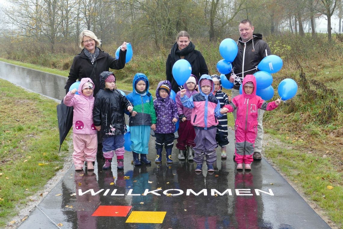 Mescherin wita na nowej ścieżce rowerowej „Zielona Granica” Mescherin wita na nowej ścieżce rowerowej „Zielona Granica”