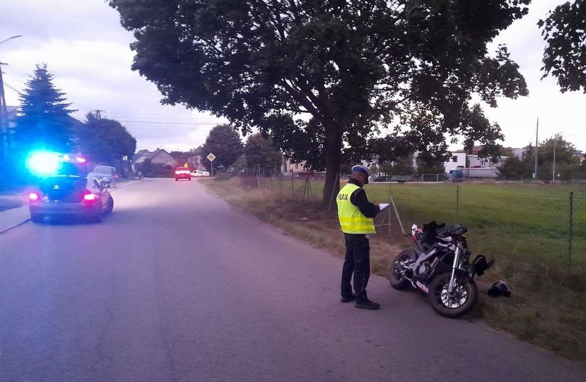 Miał prawie 3 promile i jechał motorowerem