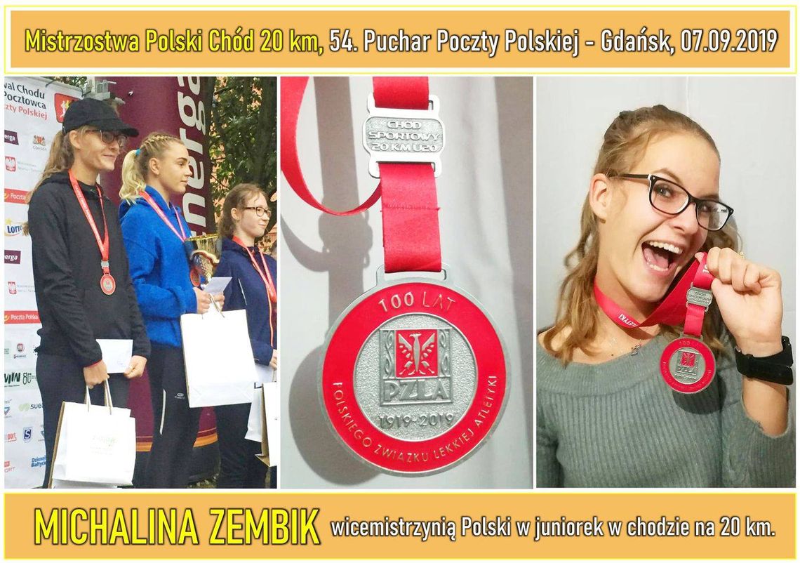 Michalina Zembik wicemistrzynią Polski juniorek!