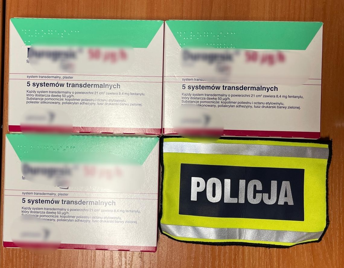 Mieli przy sobie plastry z fentanylem. Kolejne postępowanie związane z "zombie"