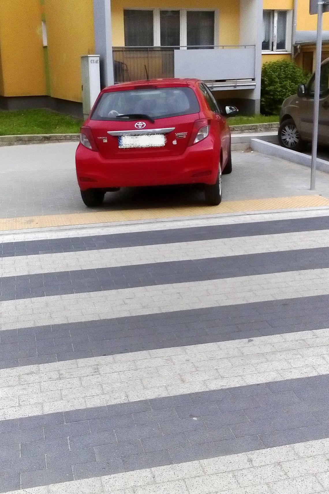 Mistrz parkowania stanął na pasach