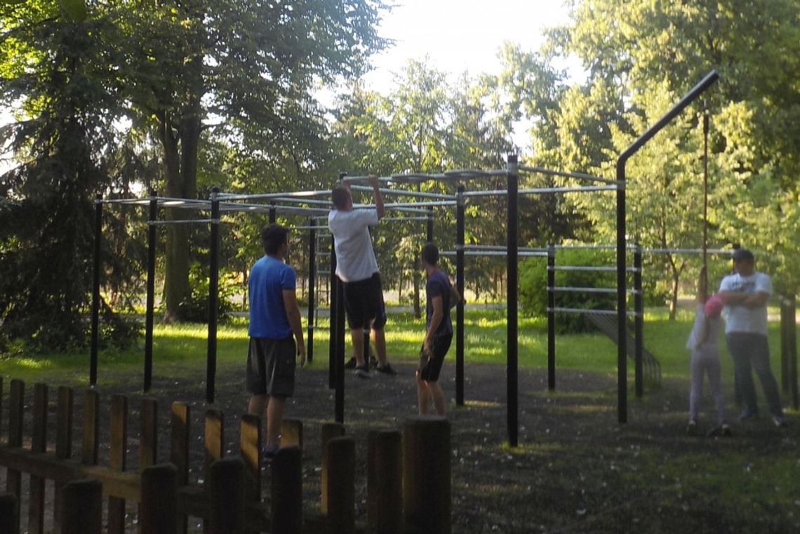 Mistrzostwa Polski w Street Workout w gryfińskim parku