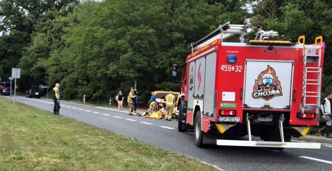 Motocyklista stracił rękę