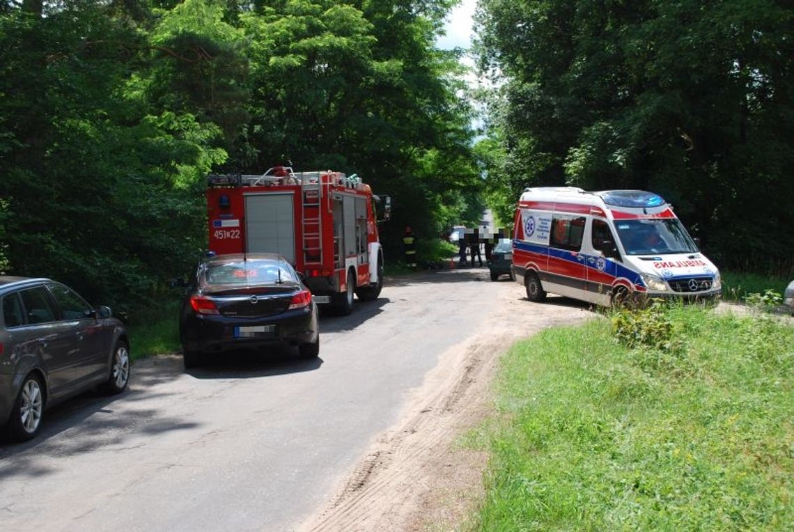 Motocyklista zderzył się z osobówką Motocyklista zderzył się z osobówką