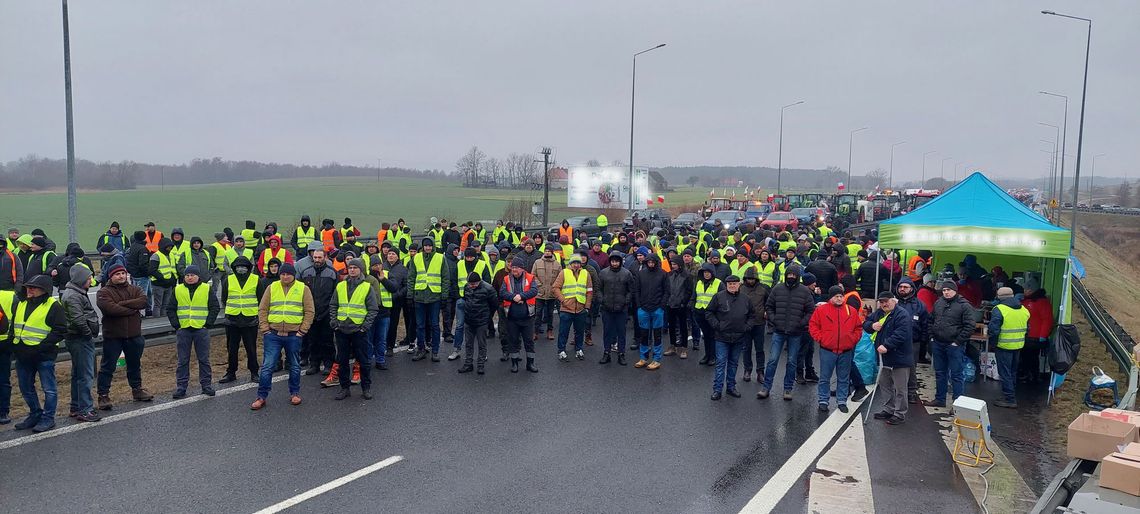 Na S3 będzie msza św. dla protestujących rolników z gryfińskiego, myśliborskiego i pyrzyckiego