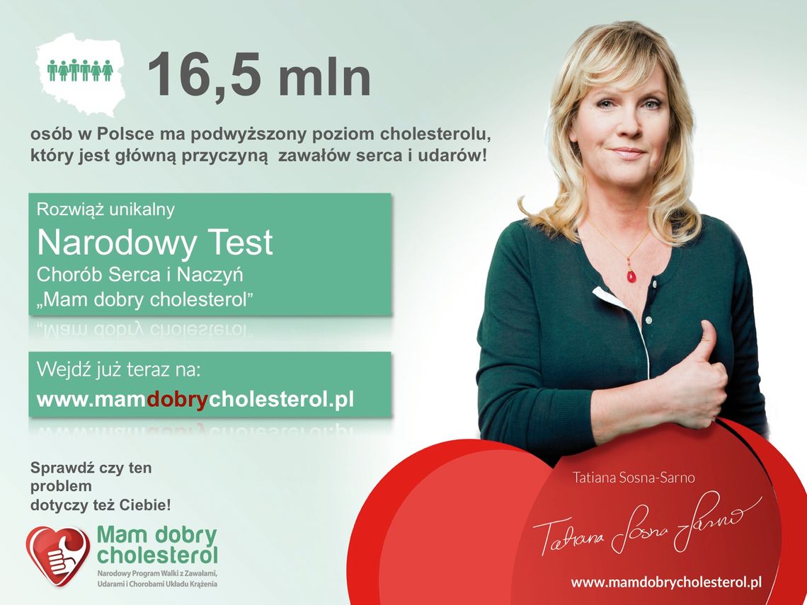 Narodowy TEST Mam Dobry Cholesterol