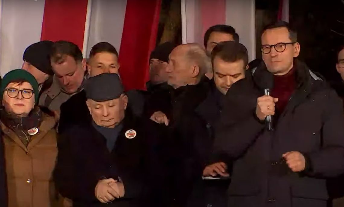 Nawoływania prezesa. Kaczyński na Proteście Wolnych Polaków