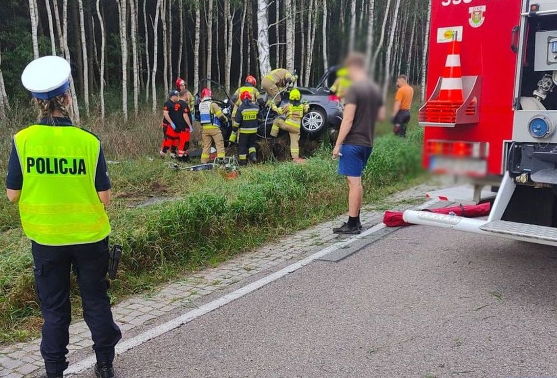 Nie opanował kierownicy na zakręcie. Zginął na miejscu