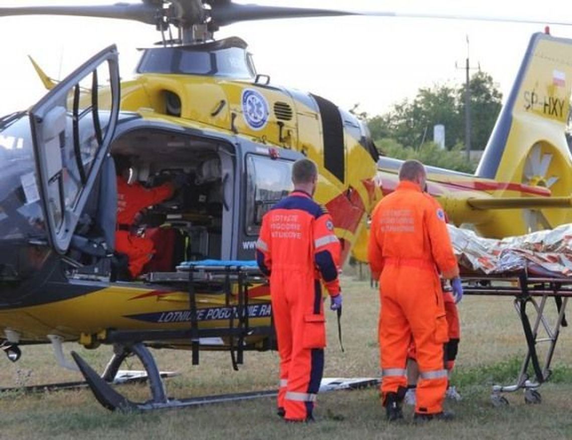 Nie zmieścili się na łuku drogi - zderzenie motocyklisty z busem Nie zmieścili się na łuku drogi - zderzenie motocyklisty z busem