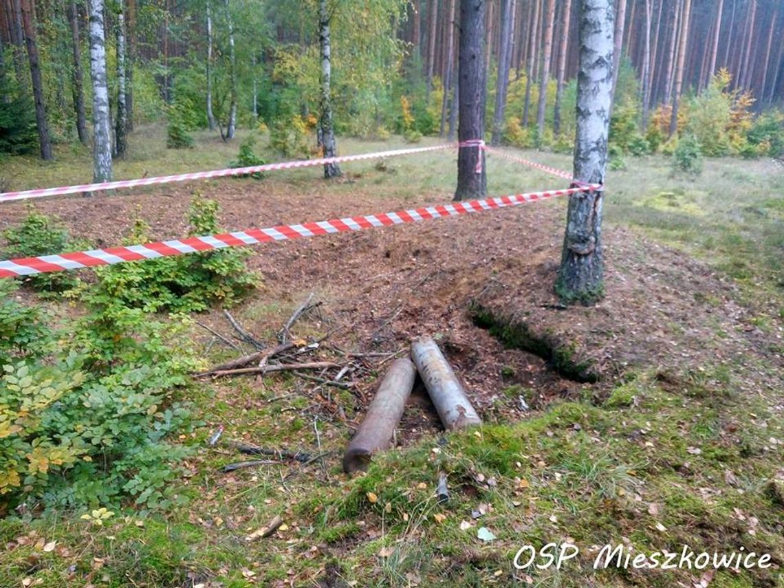 Niebezpieczne znalezisko w lesie Niebezpieczne znalezisko w lesie