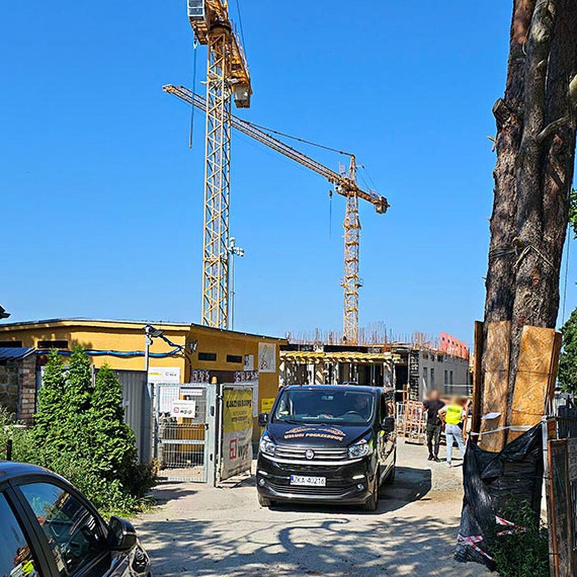 Nieszczęśliwy wypadek z udziałem gryfińskiego operatora dźwigu Nieszczęśliwy wypadek z udziałem gryfińskiego operatora dźwigu