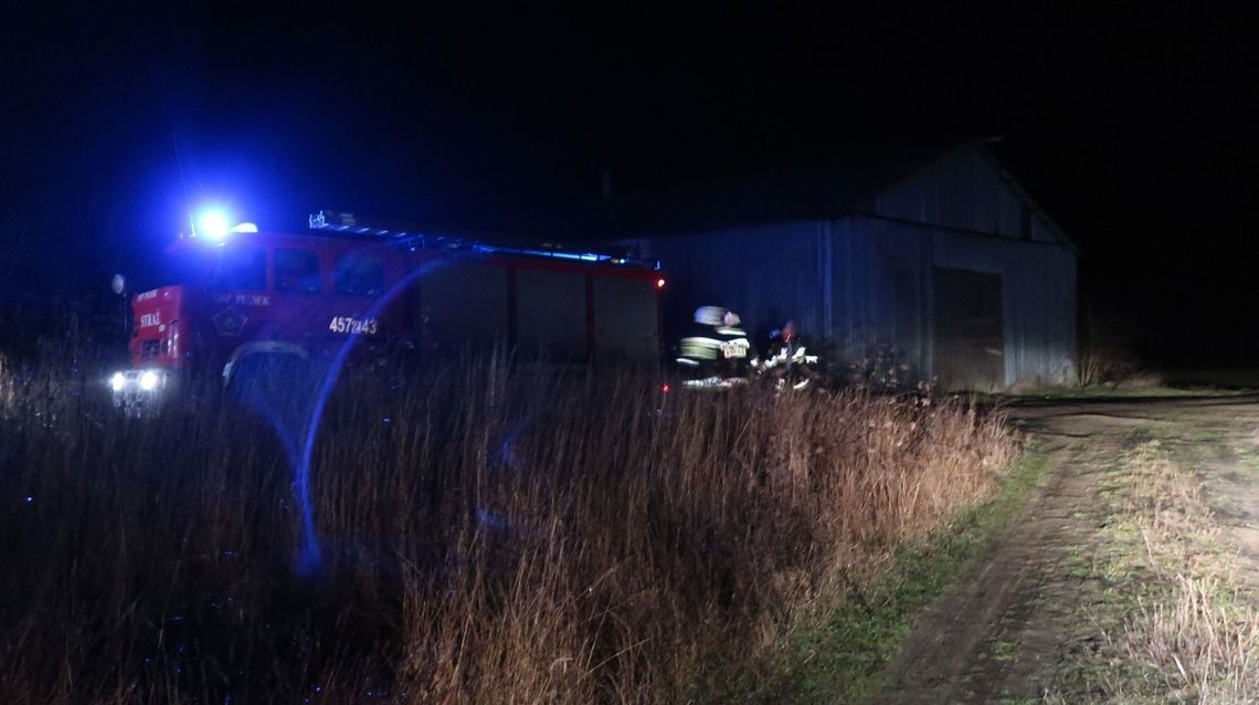 Nocna interwencja strażaków Nocna interwencja strażaków