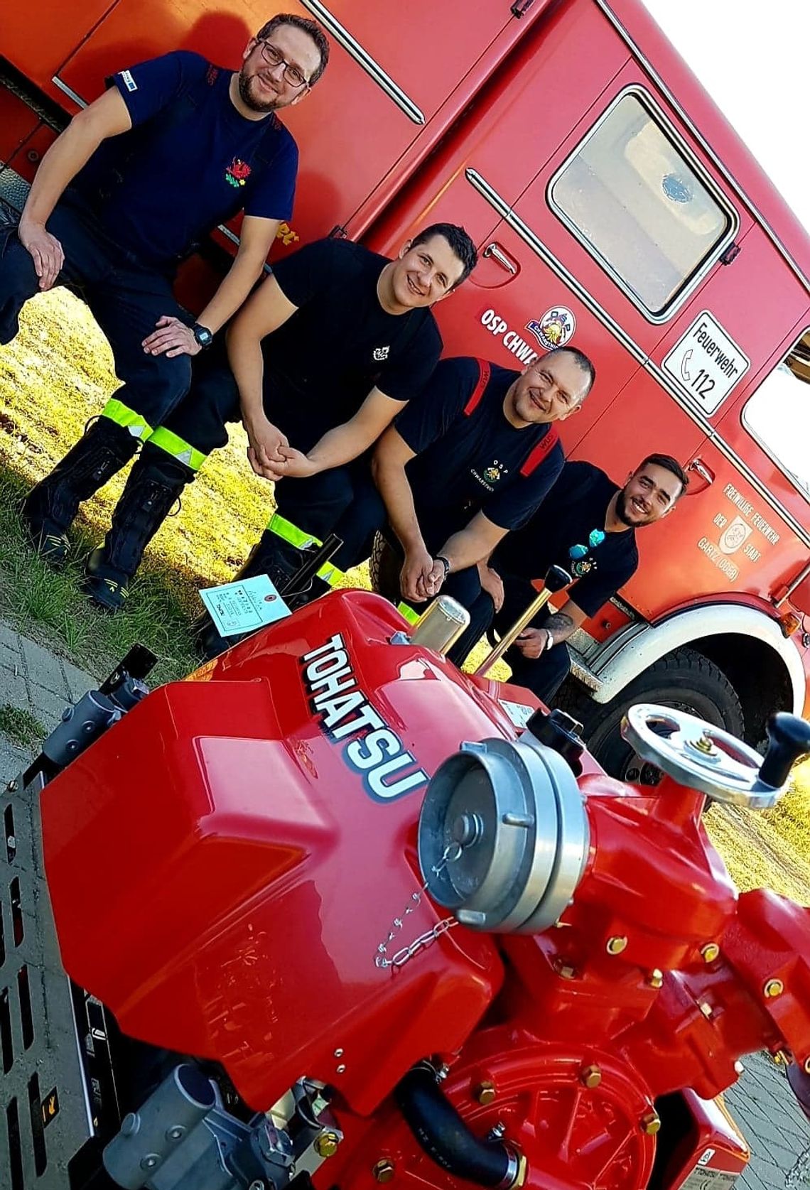 Nowa motopompa dla OSP