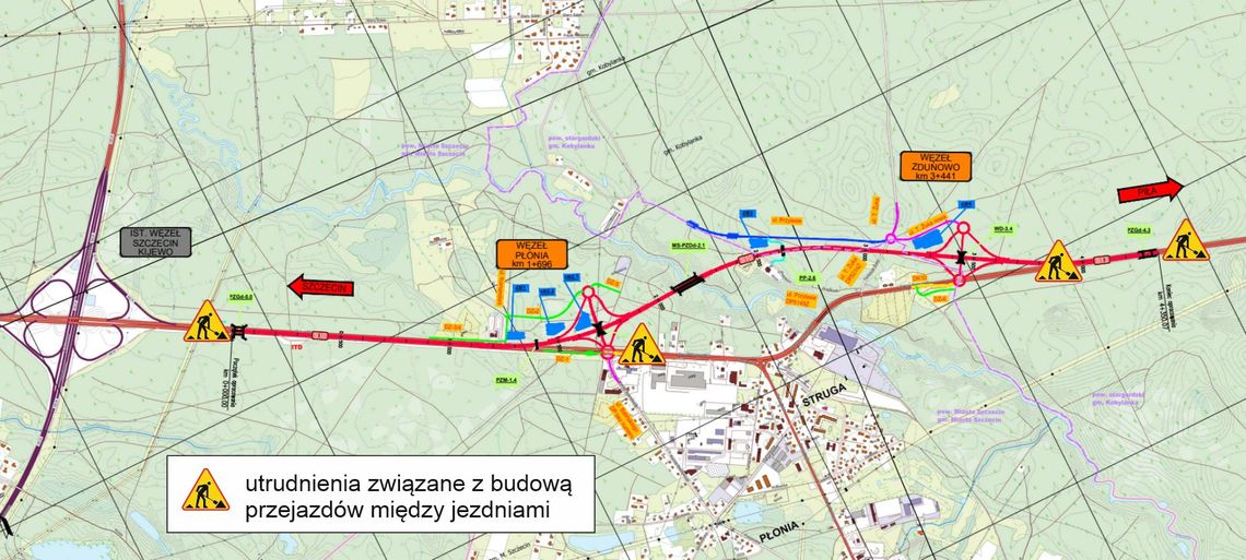 Nowy odcinek S10 to też łącznik z powiatem gryfińskim: Ruszają prace i wielka zmiana organizacji ruchu Nowy odcinek S10 to też łącznik z powiatem gryfińskim: Ruszają prace i wielka zmiana organizacji ruchu