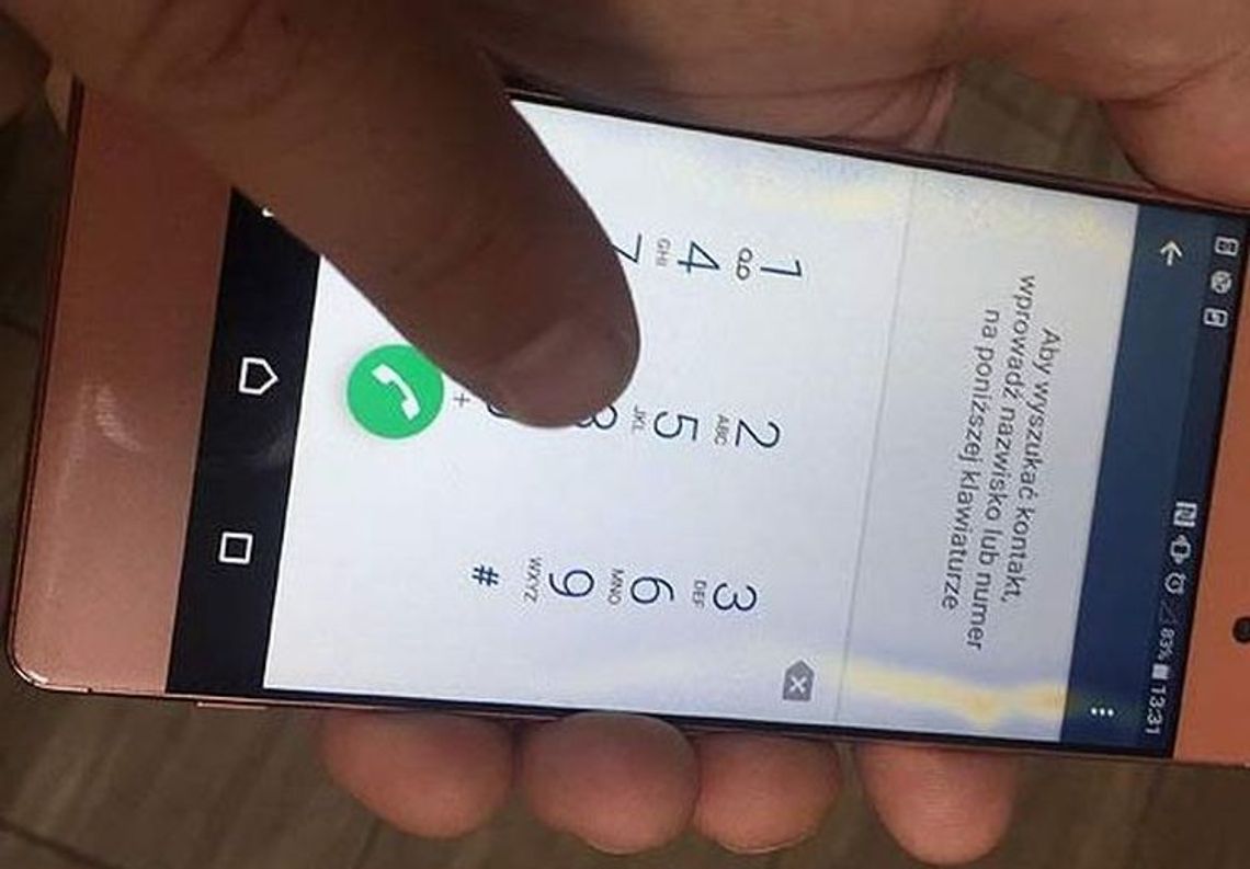 Odnalazł się zagubiony telefon