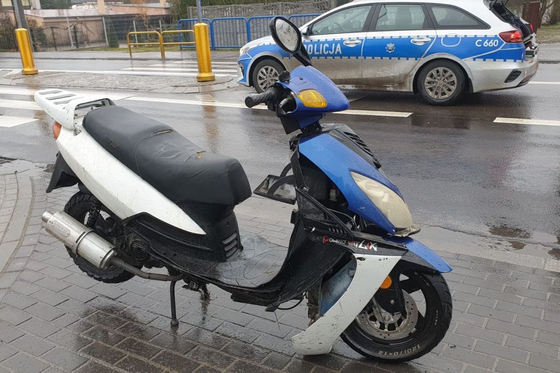 Odurzony jechał na motorowerze ulicami Gryfina Odurzony jechał na motorowerze ulicami Gryfina