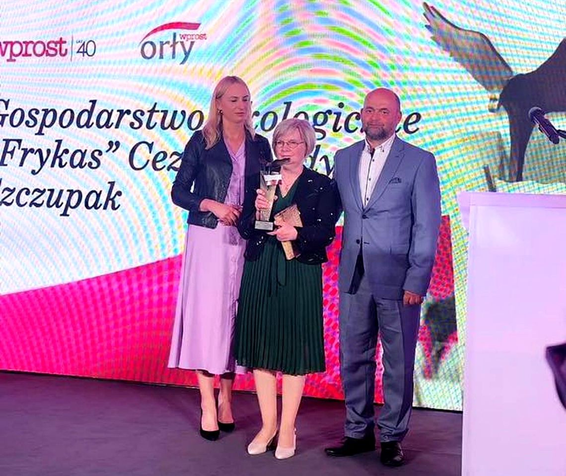 Orły dla Szczupaków - Gospodarstwo Ekologiczne Frykas z Marwic z nagrodą "Wprost"