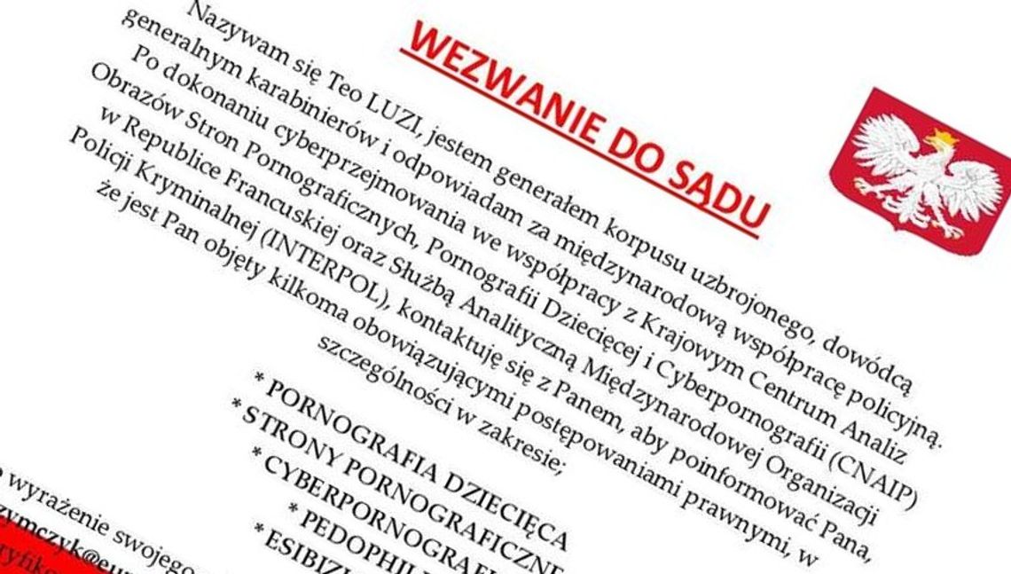 Oskarżają o pedofilię, blokują komputer i żądają okupu