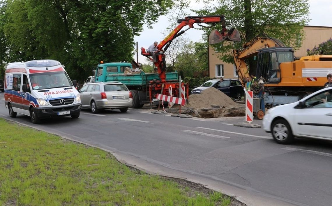 Oto dlaczego są utrudnienia na ulicy Łużyckiej