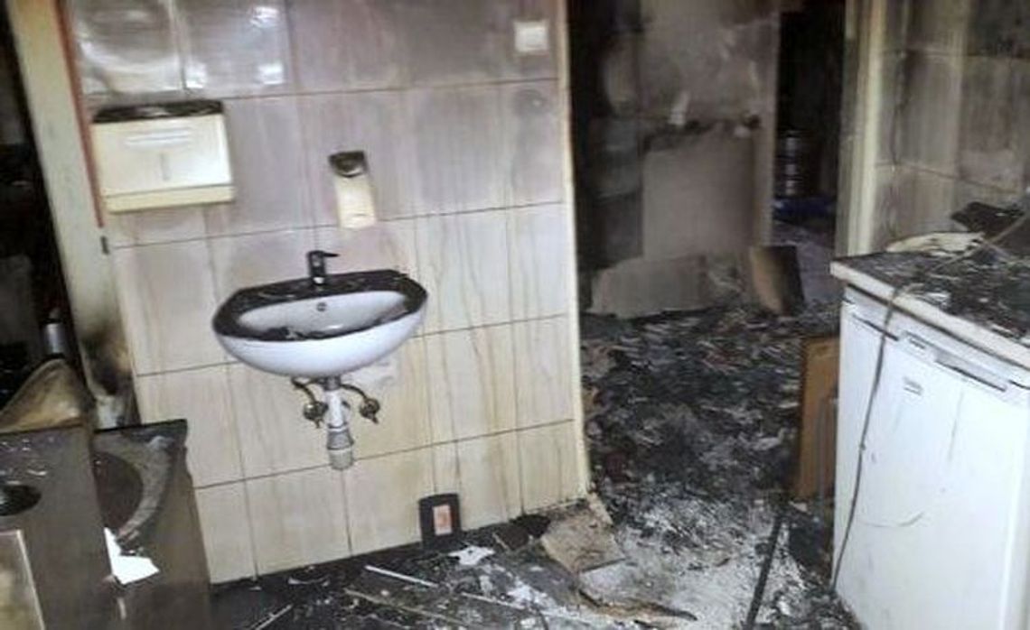 Paliła się łazienka w bloku Paliła się łazienka w bloku