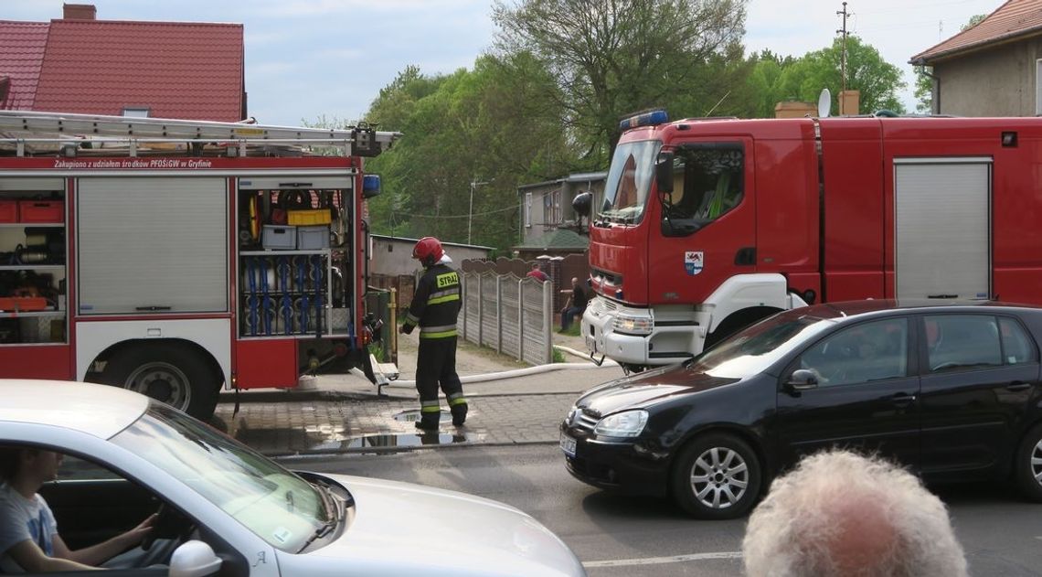 Paliło się na Łużyckiej