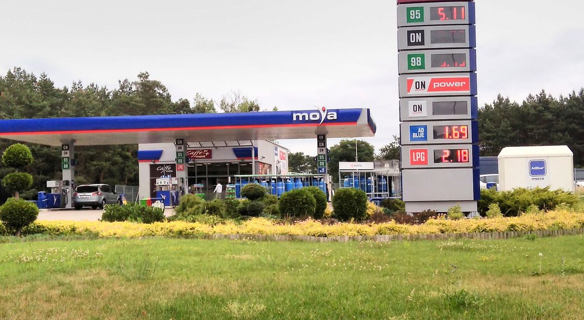 Paliwo w Gryfinie nadal ponad 5 zł za litr