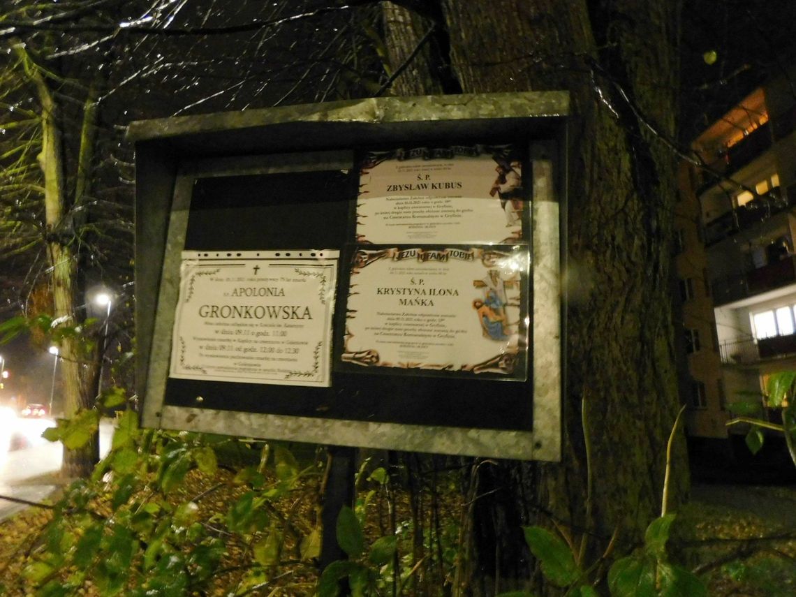 Pamięć i modlitwa dla tych, którzy odeszli Pamięć i modlitwa dla tych, którzy odeszli