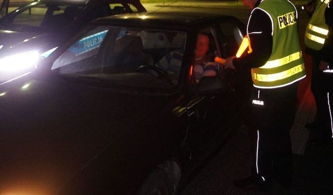 Pijany jechał w nocy po alkohol