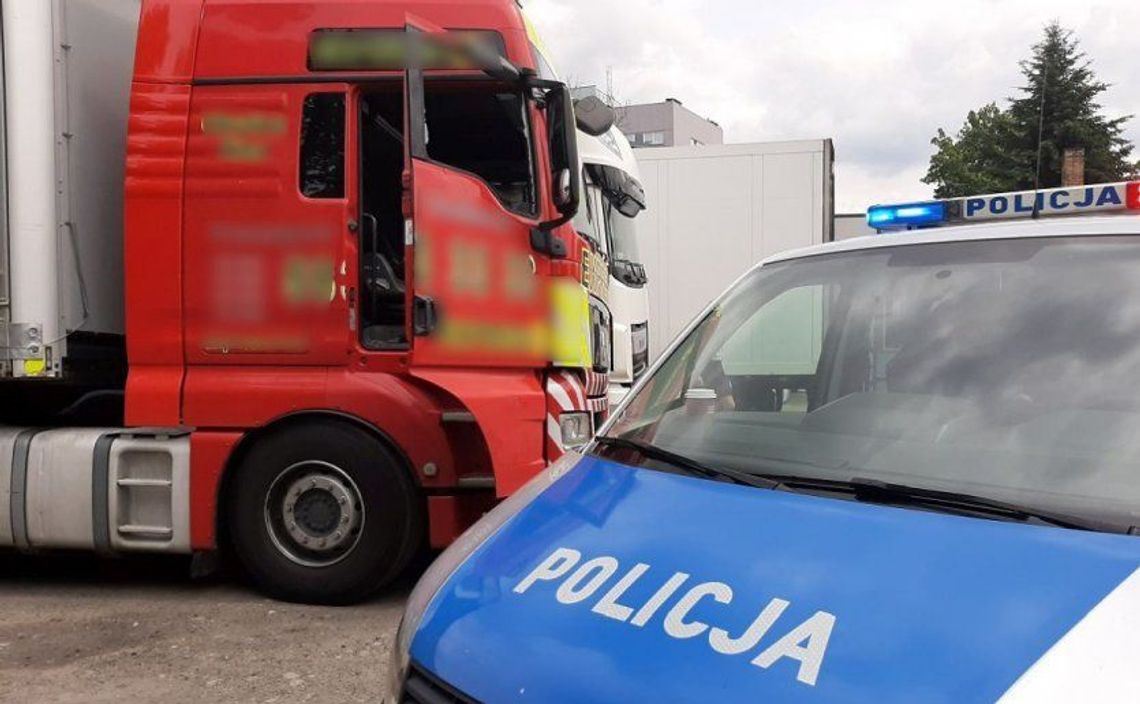 Po narkotykach jechał ciężarówką po Gryfinie Po narkotykach jechał ciężarówką po Gryfinie