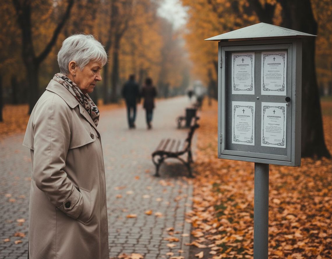 Po odejściu bliskiej osoby świat nagle milknie, choć trwa