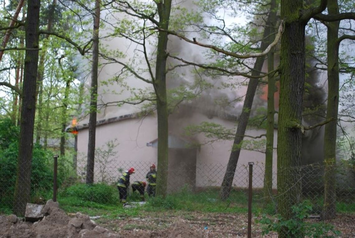 Podpalono budynek byłego sanatorium Podpalono budynek byłego sanatorium