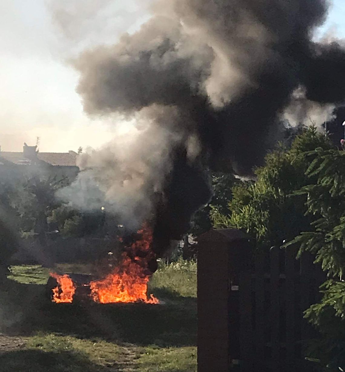 Podpalono śmietniki Podpalono śmietniki