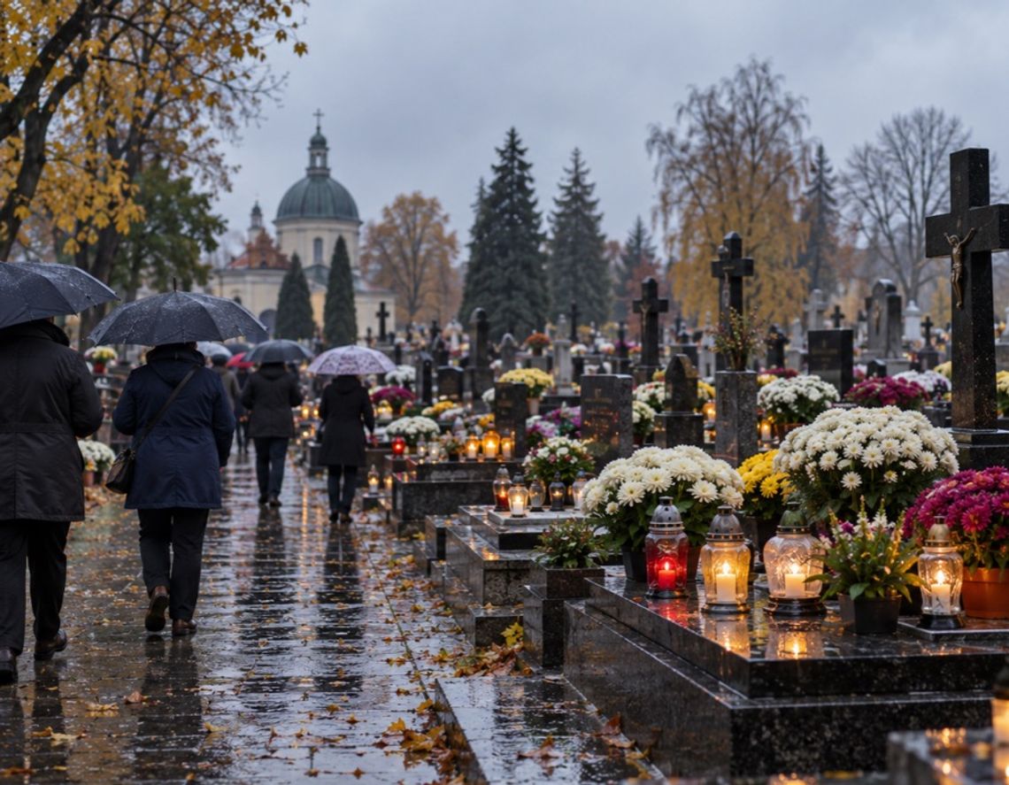Pogoda na Wszystkich Świętych 2026: Deszcz i ochłodzenie na 1 listopada oraz wzmożone kontrole policji Pogoda na Wszystkich Świętych 2026: Deszcz i ochłodzenie na 1 listopada oraz wzmożone kontrole policji