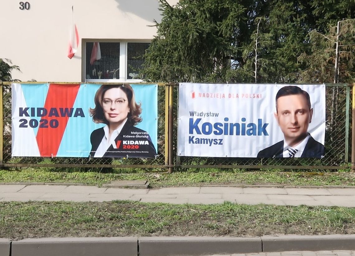 Pojawiają się pierwsze wyborcze plakaty