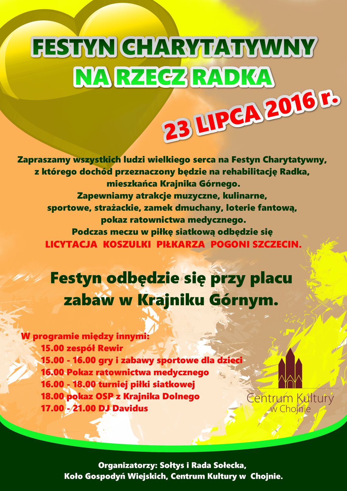 Pomóżmy choremu Radkowi Pomóżmy choremu Radkowi