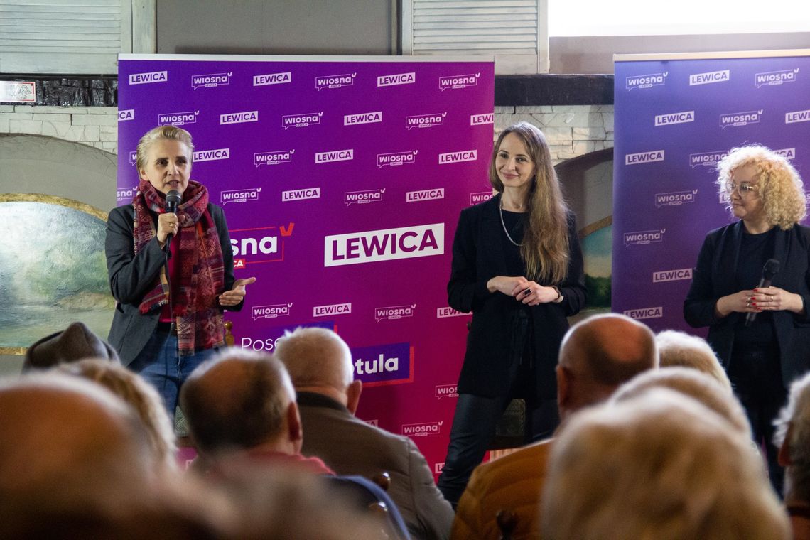 Posłowie Lewicy w Gryfinie: Nie jeździmy z ochroną, my się ludzi nie boimy [FOTO]