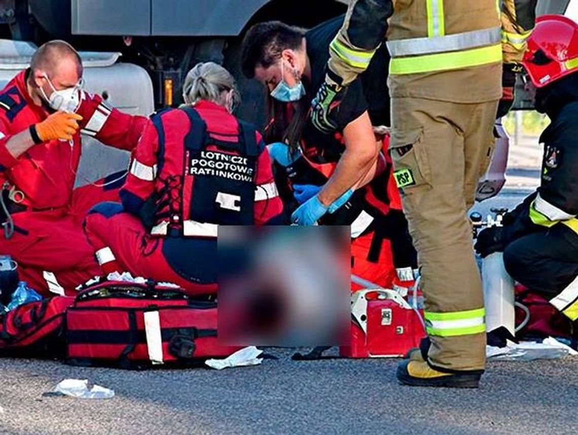 Potrącono dziecko zjeżdżające z matką ze ścieżki rowerowej