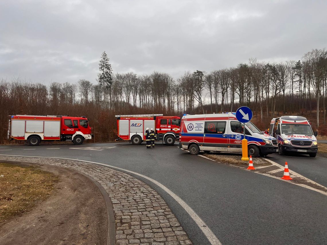 Potrzebna była straż, ale i karetka oraz policja