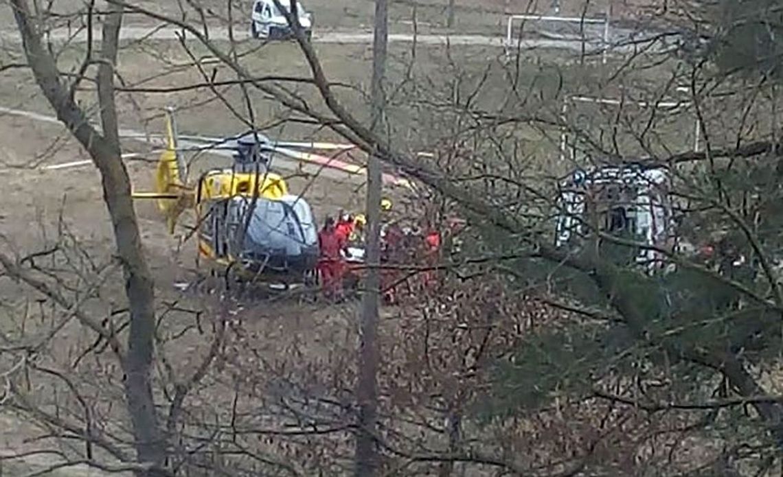 Poważny wypadek w okolicach starego sanatorium Poważny wypadek w okolicach starego sanatorium