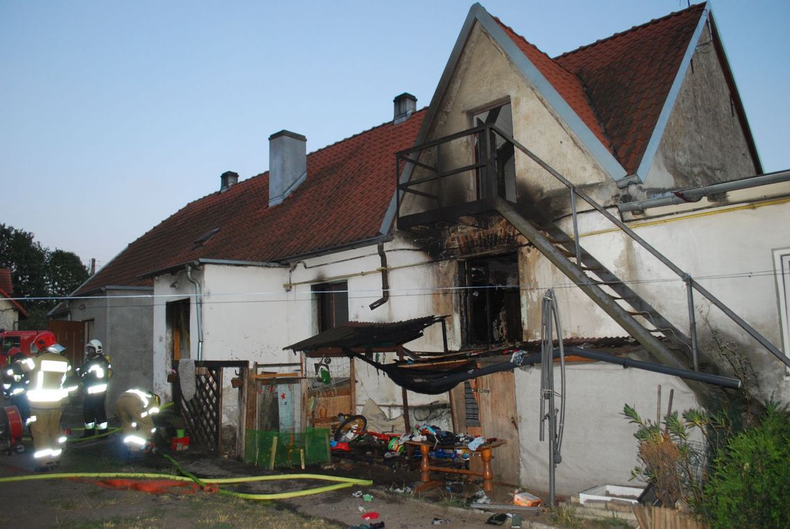 Pożar mieszkania w Gryfinie. Czy doszło do podpalenia?