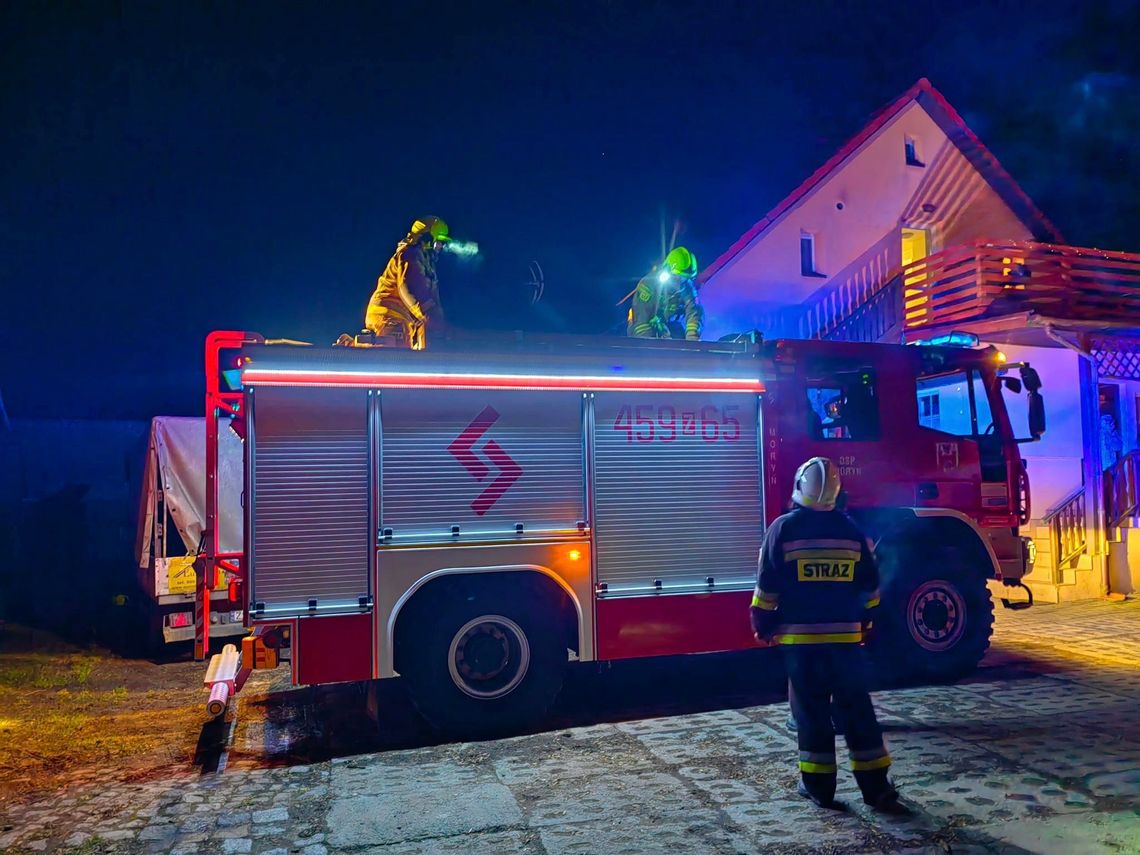 Pożar przewodu kominowego. Wezwano strażaków